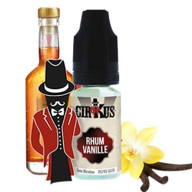 e-liquide rhum vanille 10ml cirkus 