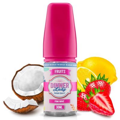 Concentré Pink Wave 0% Sucralose Dinner Lady Fraise - Citron - Noix de coco