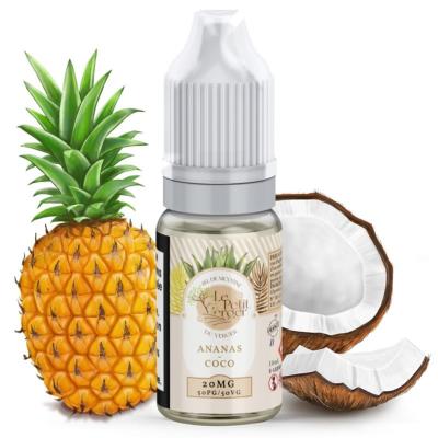 e-liquides Ananas Coco Sels de nicotine Le Petit Verger Ananas - Noix de coco
