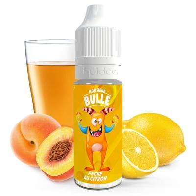 e-liquide peche citron 10ml liquideo