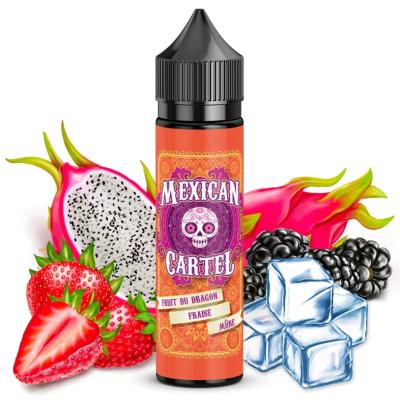 e-liquide Fruit du dragon - Fraise - Mûre - Frais mexican cartel 50ml