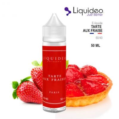 e-liquide tarte aux fraises 50ml liquideo