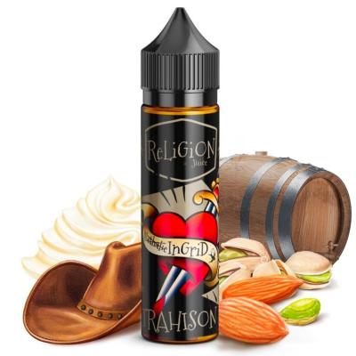 e-liquide Trahison Religion Juice Classic - Crème - Amande - Pistache - Vieilli en fût de chêne 50ml