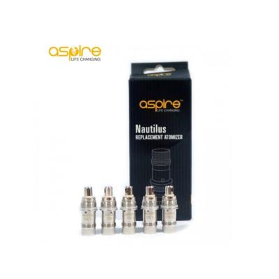 Résistances Nautilus Aspire (X5) Pour Nautilus, Triton Mini, K3, DotAIO, Boxx, Cosmo et Tyro