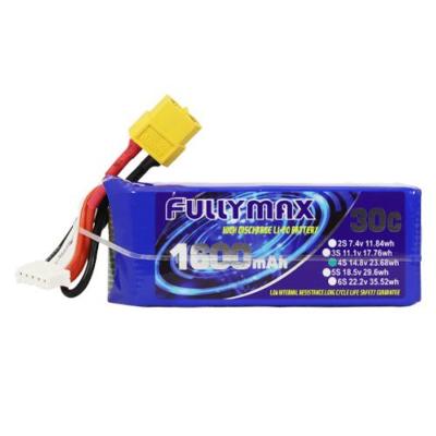 Batterie LiPo 4S 1600mAh Fullymax par Steam Crave