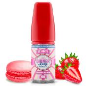 Concentré Strawberry Macaroon 0% Sucralose Dinner Lady Macaron - Fraises