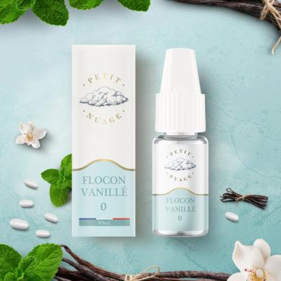 e-liquide flocon vanille 10ml petit nuage