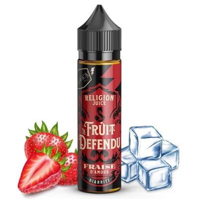 e-liquide fraise le fruit defendu 50ml religion juice
