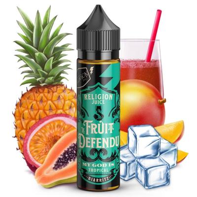 e-liquide my god is tropical le fruit defendu 50ml religion juice