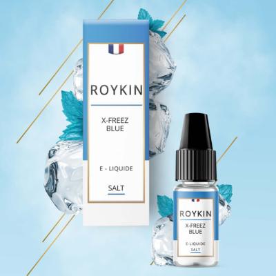 e-liquide 10ml x-freez blue salt roykin