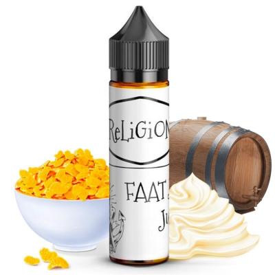 e-liquide Faat Jay Religion Juice Corn Flakes - Crème - Vieilli en fût de chêne 50ml