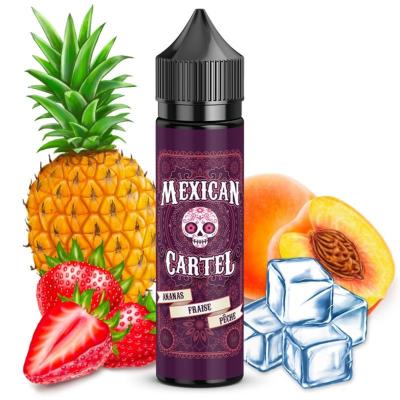 e-liquide ananas fraise peche 50ml mexican cartel