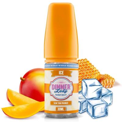 Concentré Sun Tan Mango Ice 0% Sucralose Dinner Lady Mangue - Miel - Frais