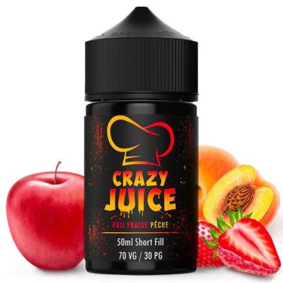 e-liquide mukkies fuji fraise peche 50ml crazy juice