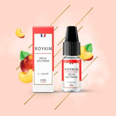 e-liquide peche nectarine 10ml roykin 